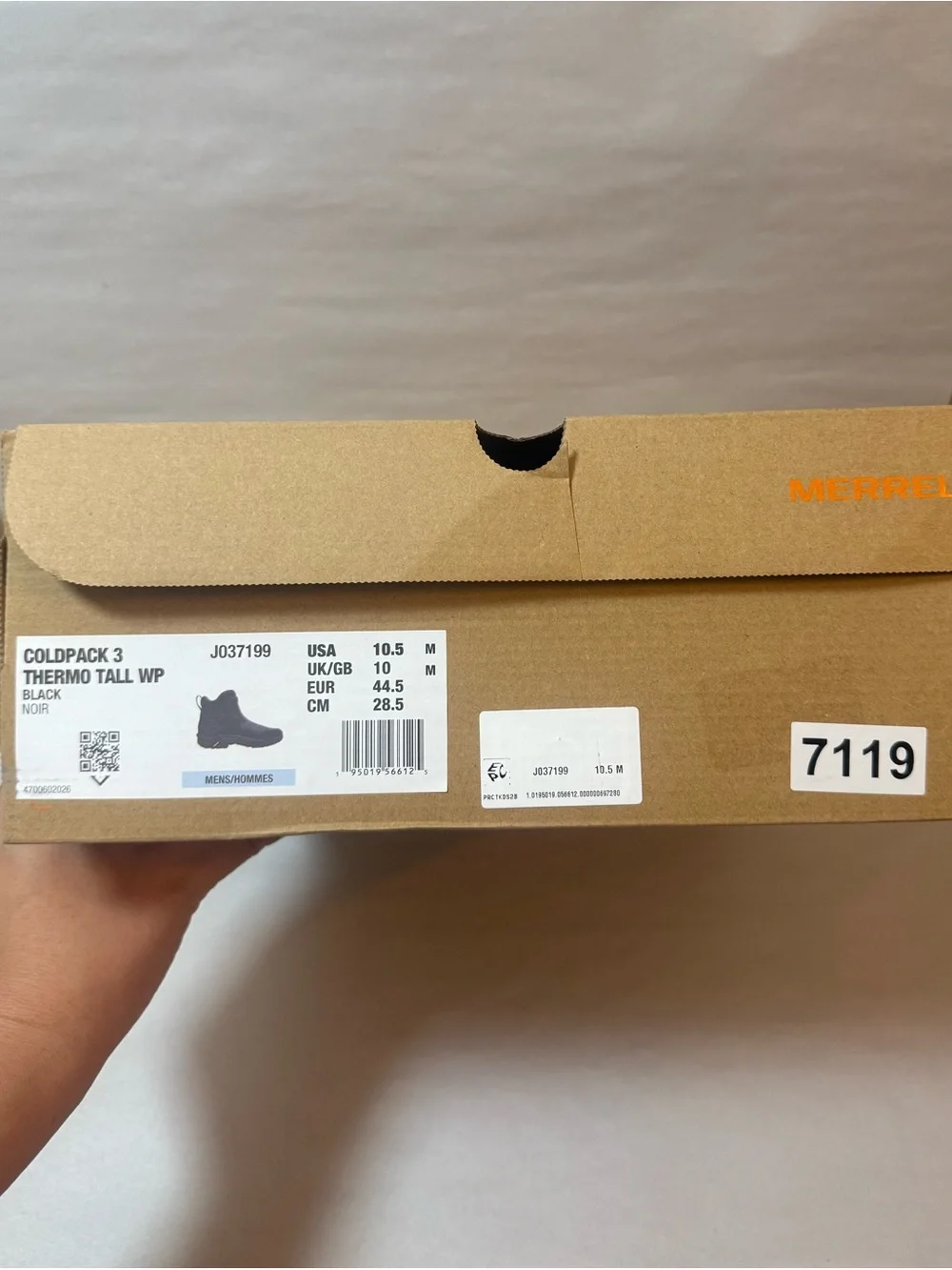Merrell COLDPACK 3 THERMO TALL WP Boots